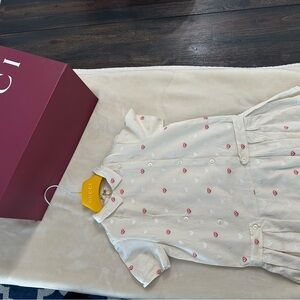 Gucci Elegant Cream Fabric